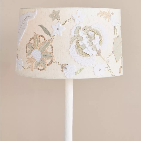 Anthropologie Accents New Anthropologie Aria Embroidered Lamp Shade